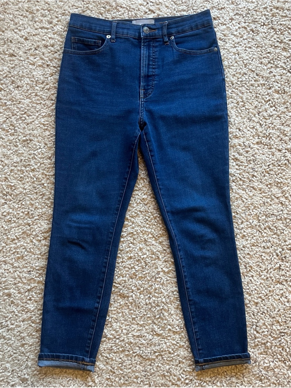 Everlane Indigo Skinny High-Rise Jeans size 29 Ankle